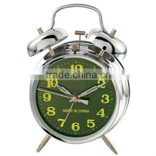 Mechanical alarm clock, loud voice alarm clock, metal clock