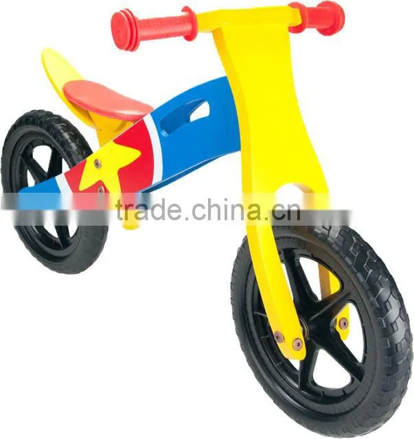 Hot design kids wooden bicycles with CE approval