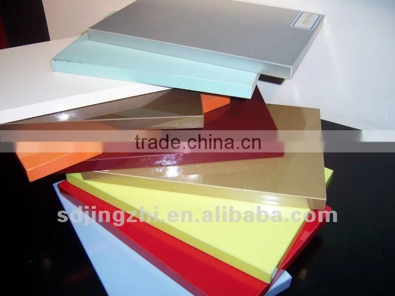 modern high gloss UV slide door for wardrobe
