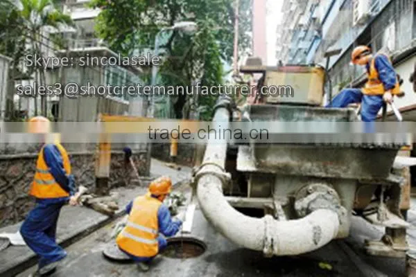 Concrete mixer pump