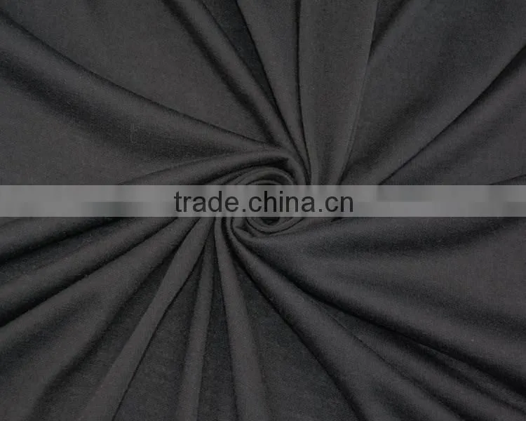 Jiufan textile 100% polyester stretch interlock knitted fabric