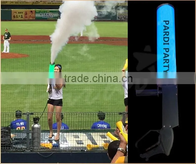 Nightclub stage smoke effect LED co2 cannon gun