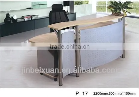 Hotsale classic design MDF wood Reception desk P-17