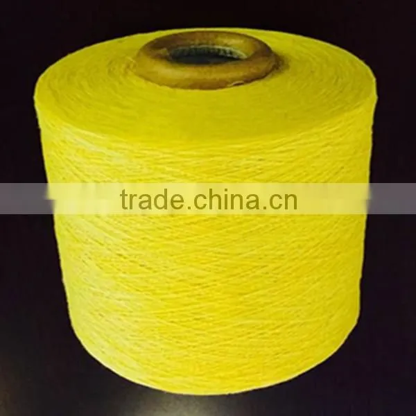 Hot cotton polyester working glove yarn