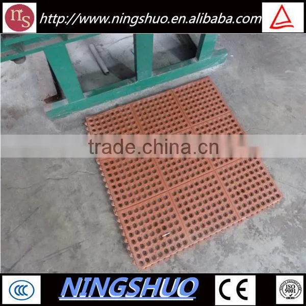 Industry supplier of anti slip durable rubber door mat
