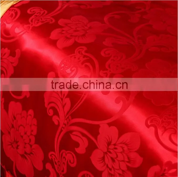 100% mulberry silk Satin Jacquard fabric for home textile