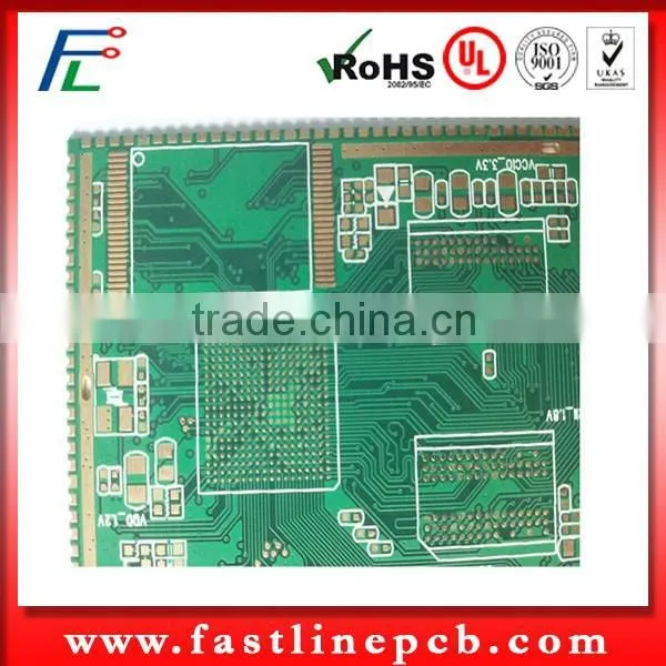 Air conditioner parts pcb with rogers circuit board and gold finger finished