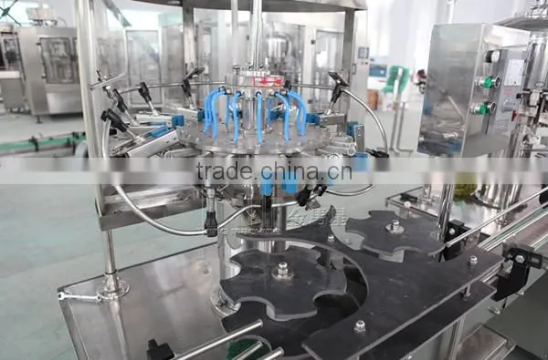 Automatic glass bottle alcohol / alcoholic drink filling machine