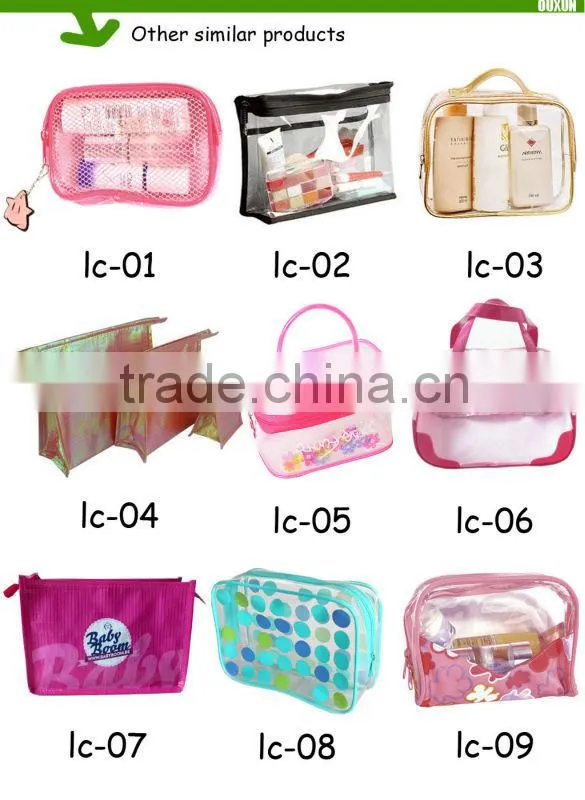 Wholesale pvc leather bag,pvc artificial leather for bag,pvc leather cosmetic bags