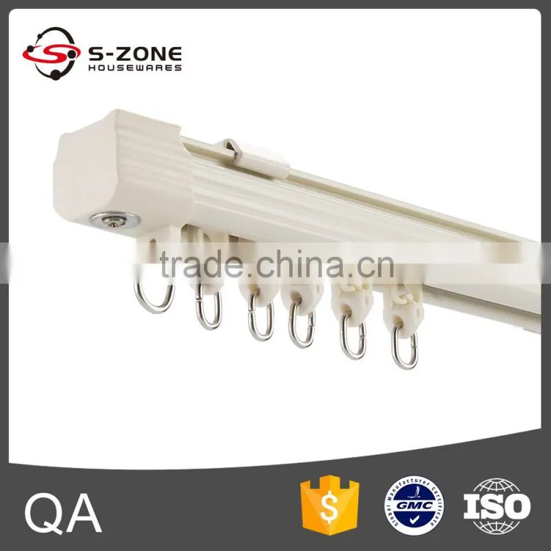 Home decoration accessories plastic cover sliding curtain rail