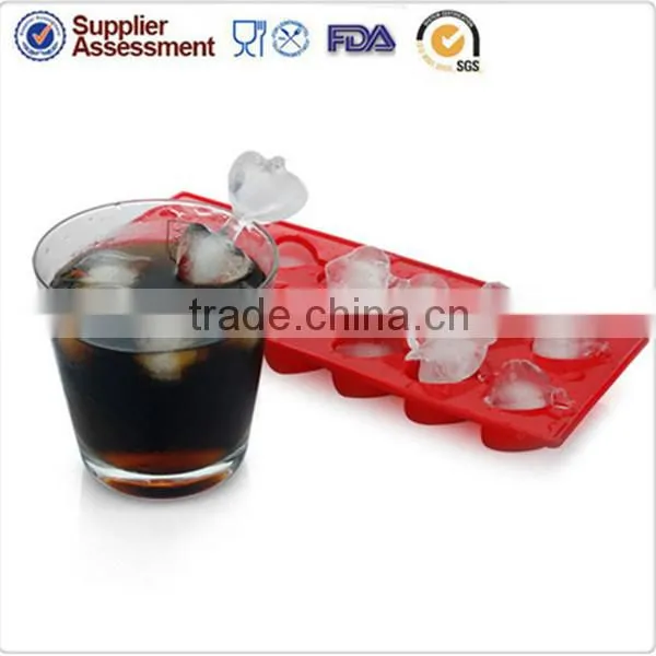 Food grade silicone ice cream mold,fancy silicone ice cube tray