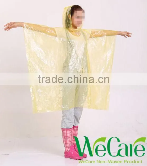 Promotional Plastic ball raincoat/rain poncho