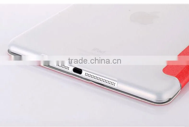 Pu leather three folder Transformers case for tablet For ipad air case D0107
