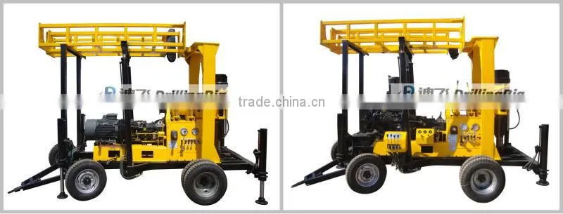 Max. 600m core drilling rig for mineral exploration--XY-600F