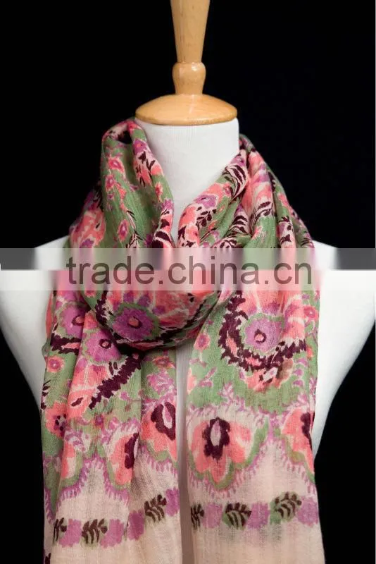 Fashion boiled wool scarf, thick wool scarf, plain wool scarf