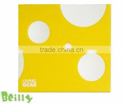 2013 the most popular personality squares design silicone cup mat