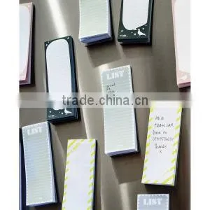 Promotion gift custom magnetic memo pad/ sticky memo pad /sticky note pad