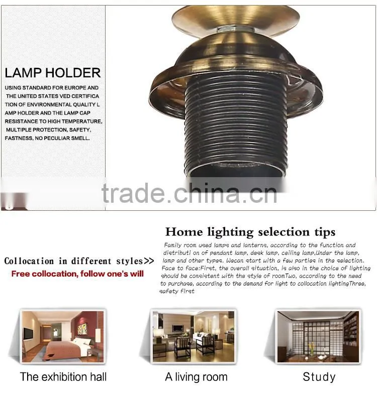 Jingdezhen decal pastel celling light modern lights