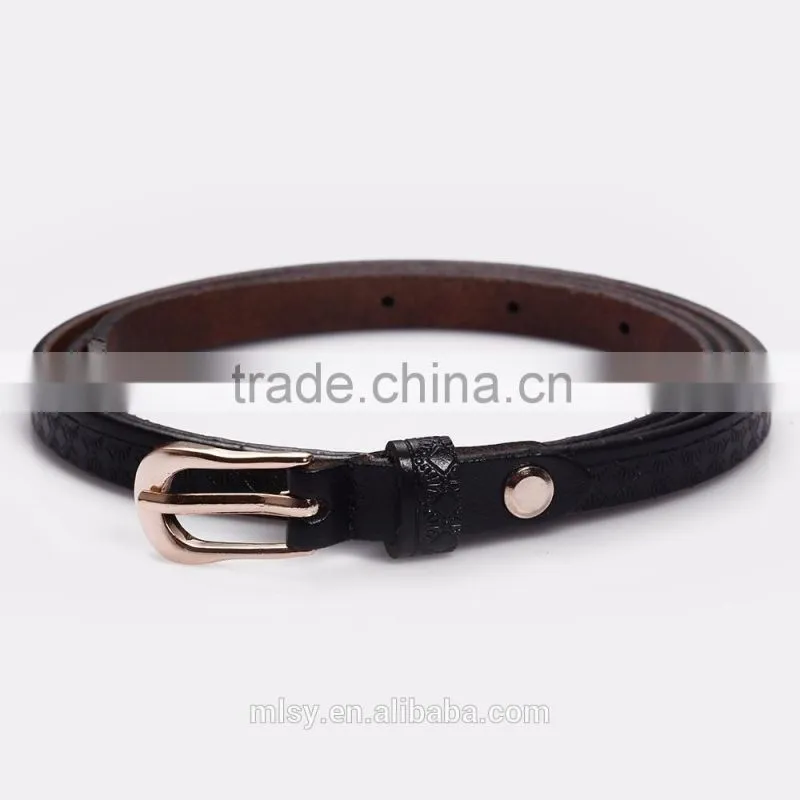 Alloy buckle belt chastity slimming belt fancy women belt