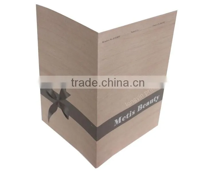 Beautiful plastic file folder, paper file folder printing