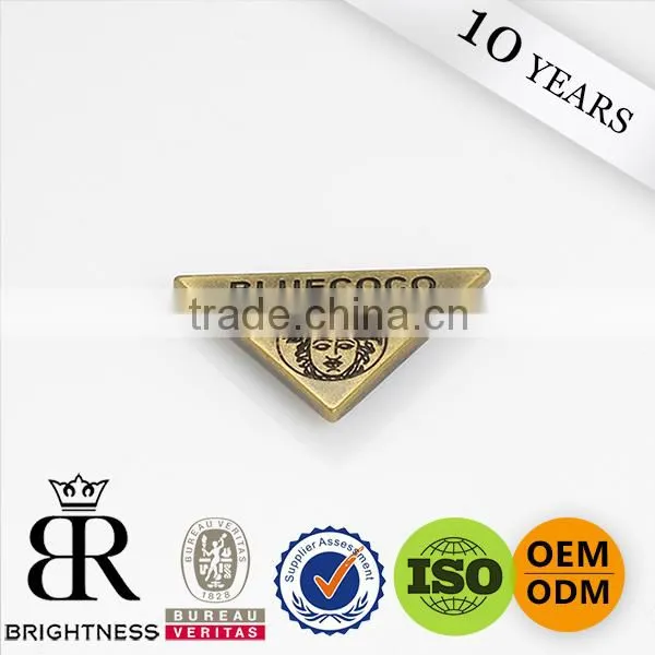 Custom metal logo small national brand logos