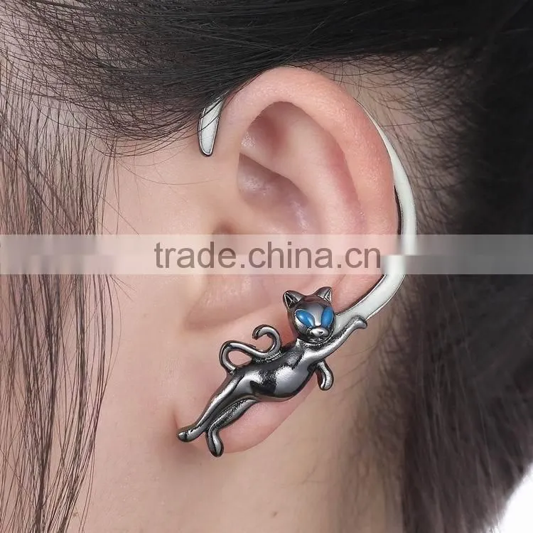 1pc order support cat glow in the dark girls small earrings