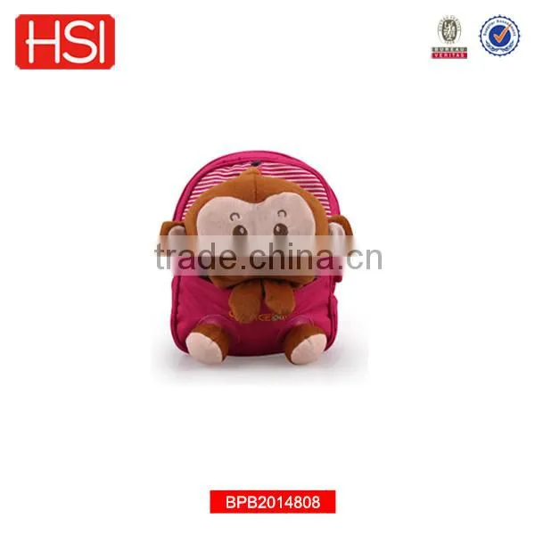 cartoon animal shape plush backpack for teens