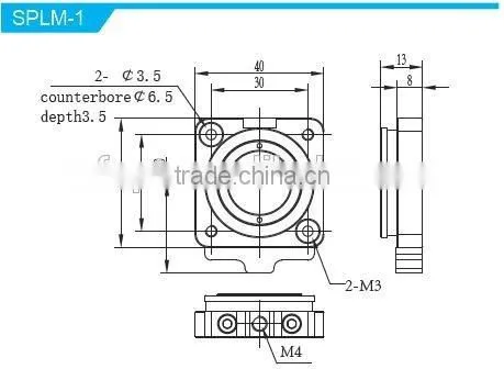 SPLM-05 series/high stability Polarizer Rotary Mounts/Optical Mount for Lab