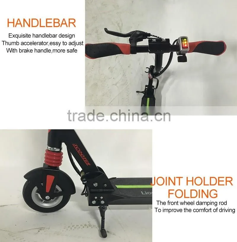 Electric folding 6.5inch brushless motor mobility scooter
