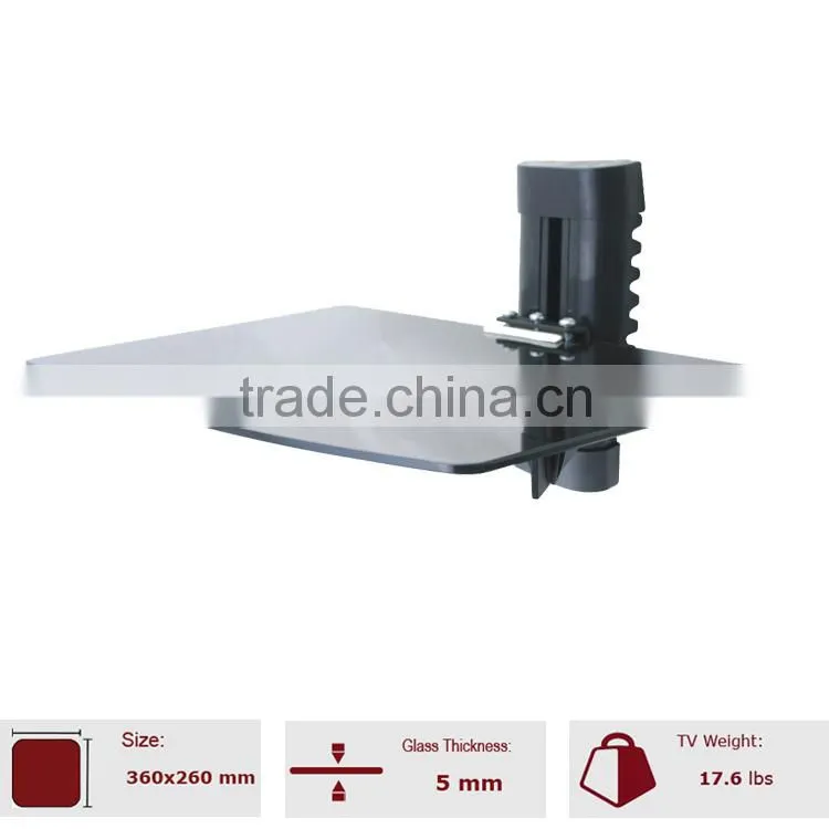 Glass Three Layer DVD Player Wall Mount