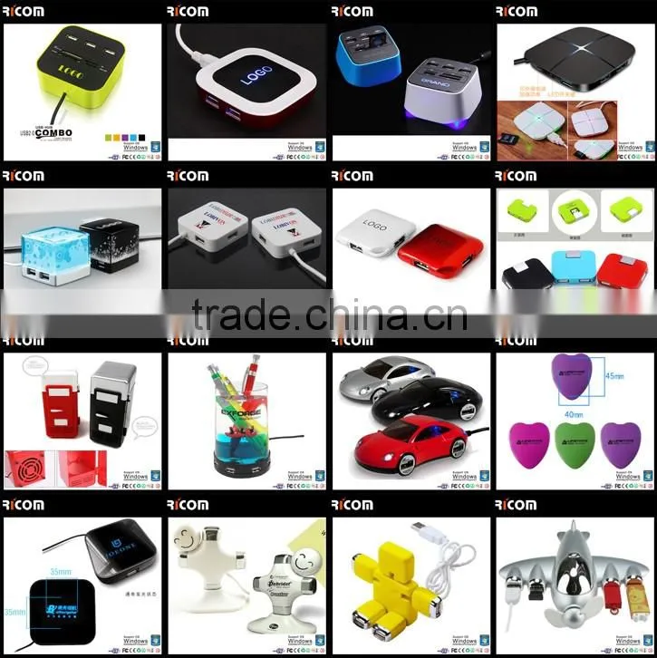 4 port usb rose design hub