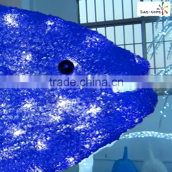 Holiday time decoration led fish attracting fishing light lovely led fish decorative led light
