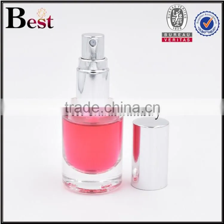 10ml clear glass bottle round glass bottle cosmetic glass bottle