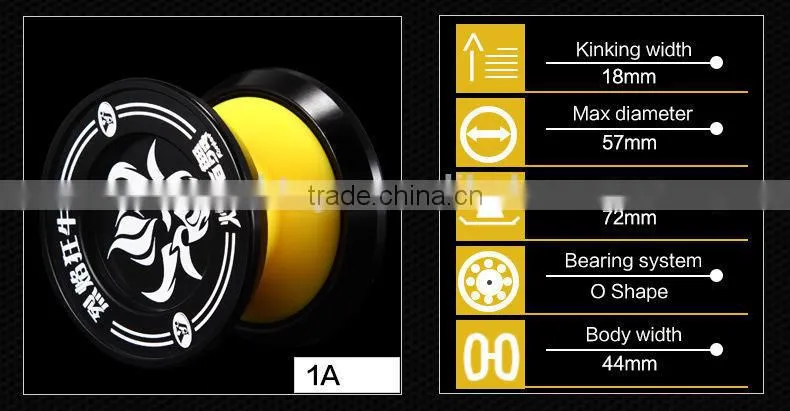 World's First 3-In-1 yoyo YJ Professional Aluminum YOYO Ball