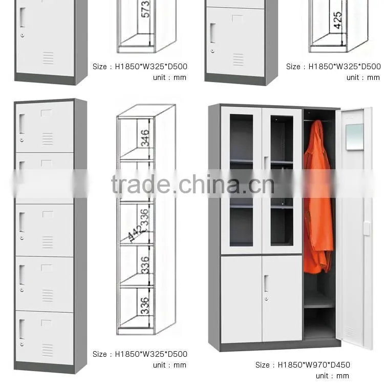 cheap 6 compartment locker