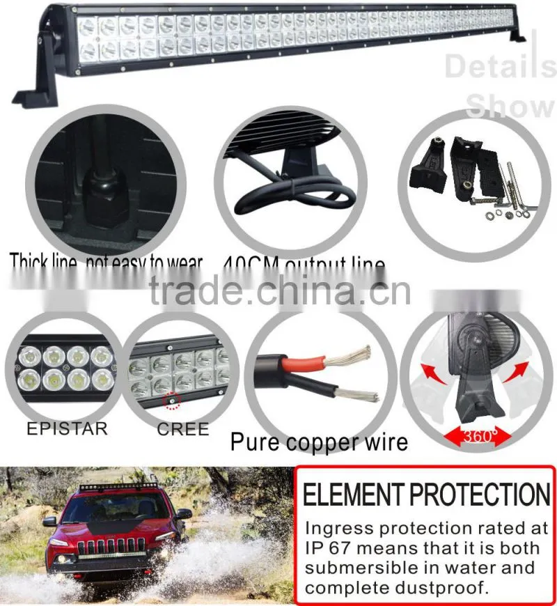 Good quality flood spot beam 6000k led bar headlights