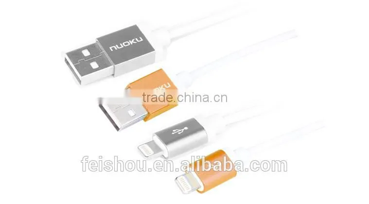 High quality USB cable types support latest ios8 data sync and charger cable for iphone 5 5S 6 6 plus