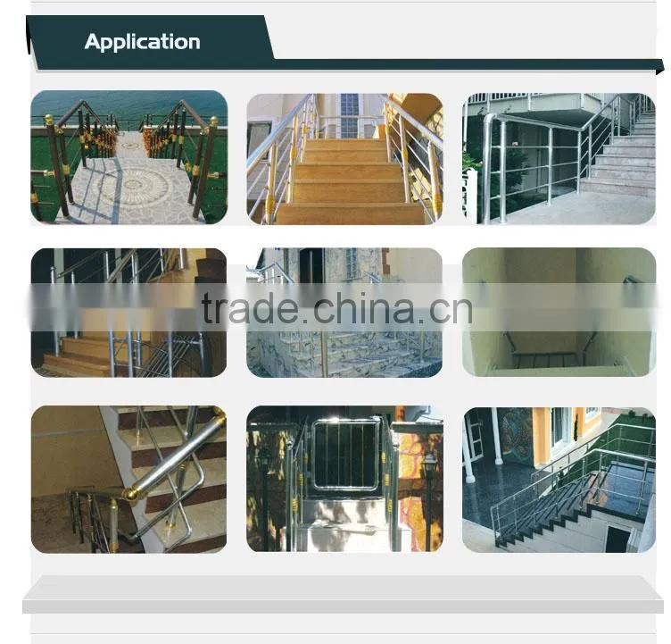 anodizing aluminum stainless steel balcony railing designs/balcony grill designs/handrails for outdoor steps