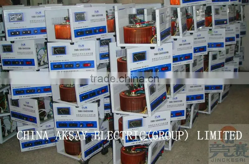 Hot 1500VA AC 220V Single Phase AVR Voltage Stabilizer Regulator for Home Made in Yueqing