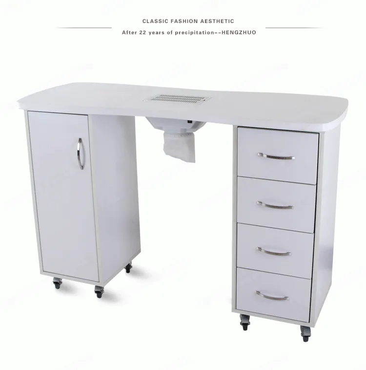 HOT salon nail art manicure table, white manicure table, manicure tables sale