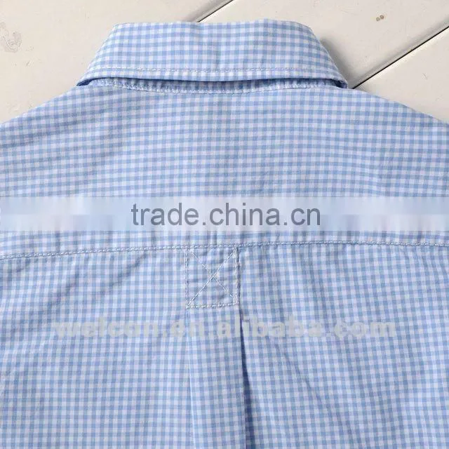 long sleeve new fashion design brand children shirt 100% cotton children clothing for boy