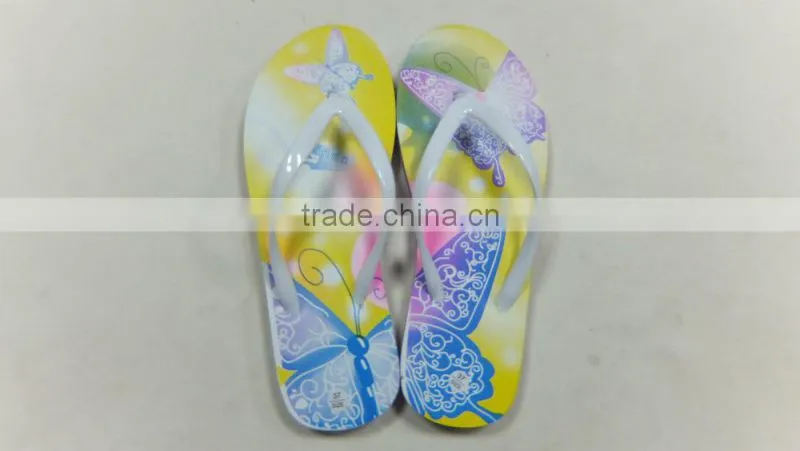 2016 new design women butterfly slipper slipper
