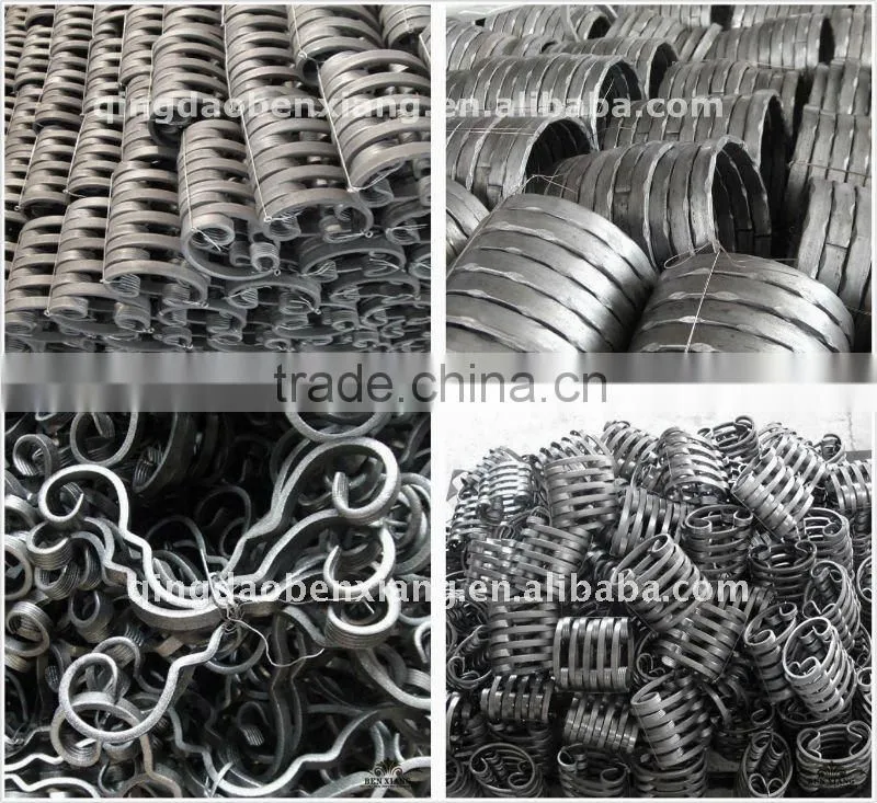 decorated wrought iron rosettes and wrought iron panel design