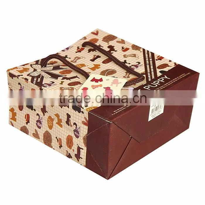 Sweet Puppy Mini Paper Shopping Bag