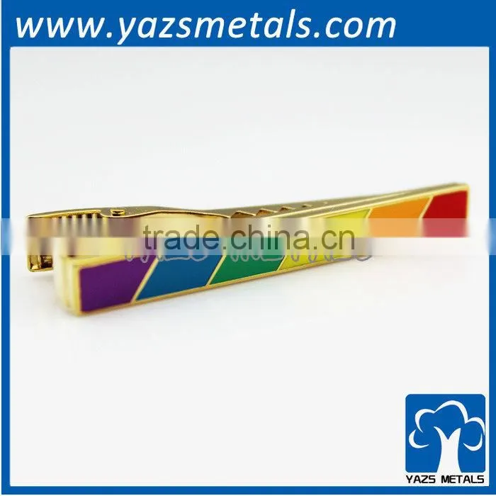 2015 custom design brass tie clip