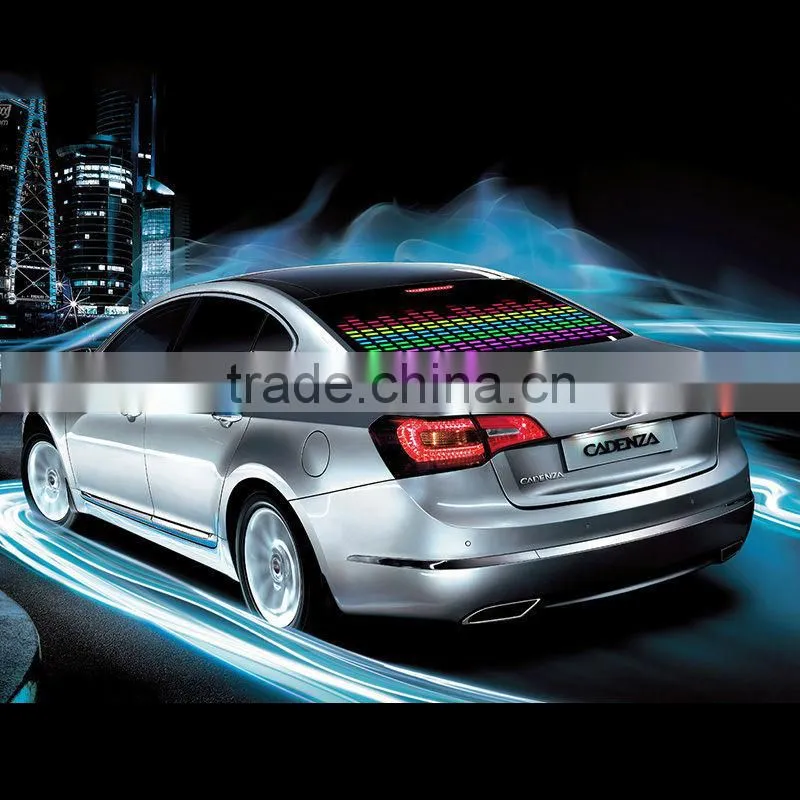 Best quality high brightness el car stickers with fast delivery