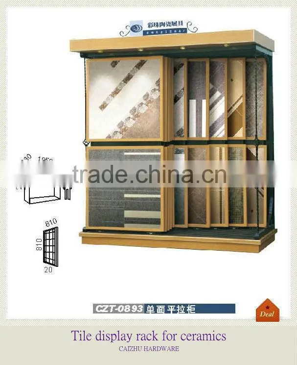 Single side tile display stand