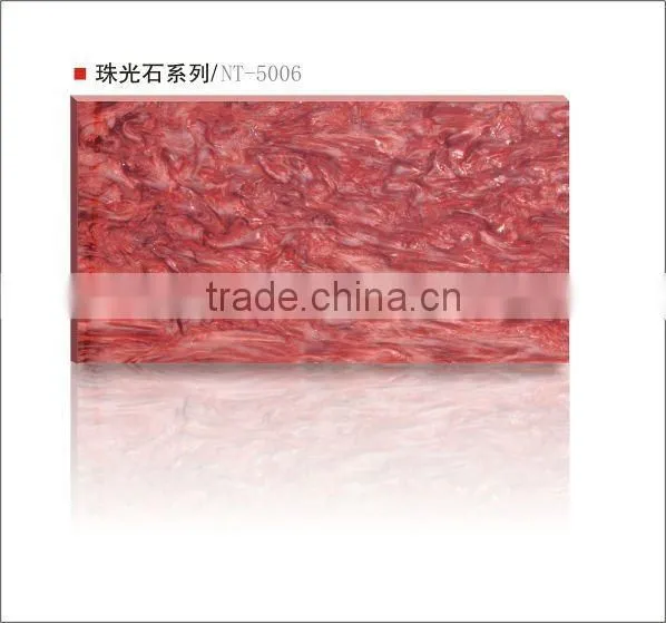 6mm Thick Colored Acrylic Sheet with Mother of Pearl Imitation