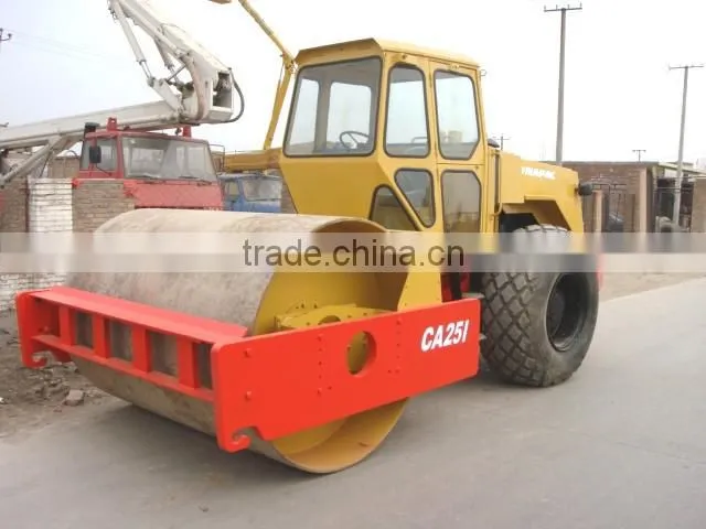10 ton compactor CA251, also CA30,CA30PD,CA251,CA511 used vibratory compactor