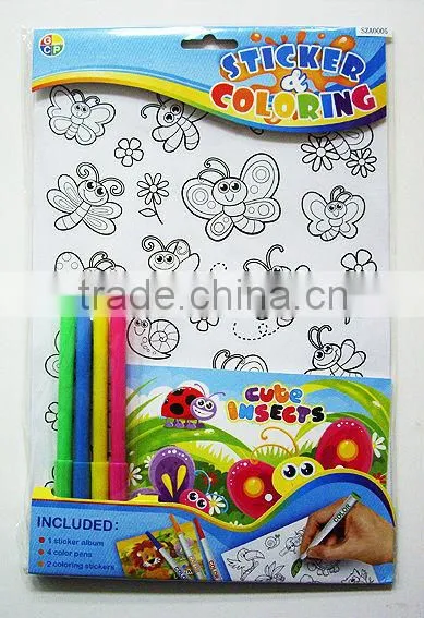 Coloring Sticker set